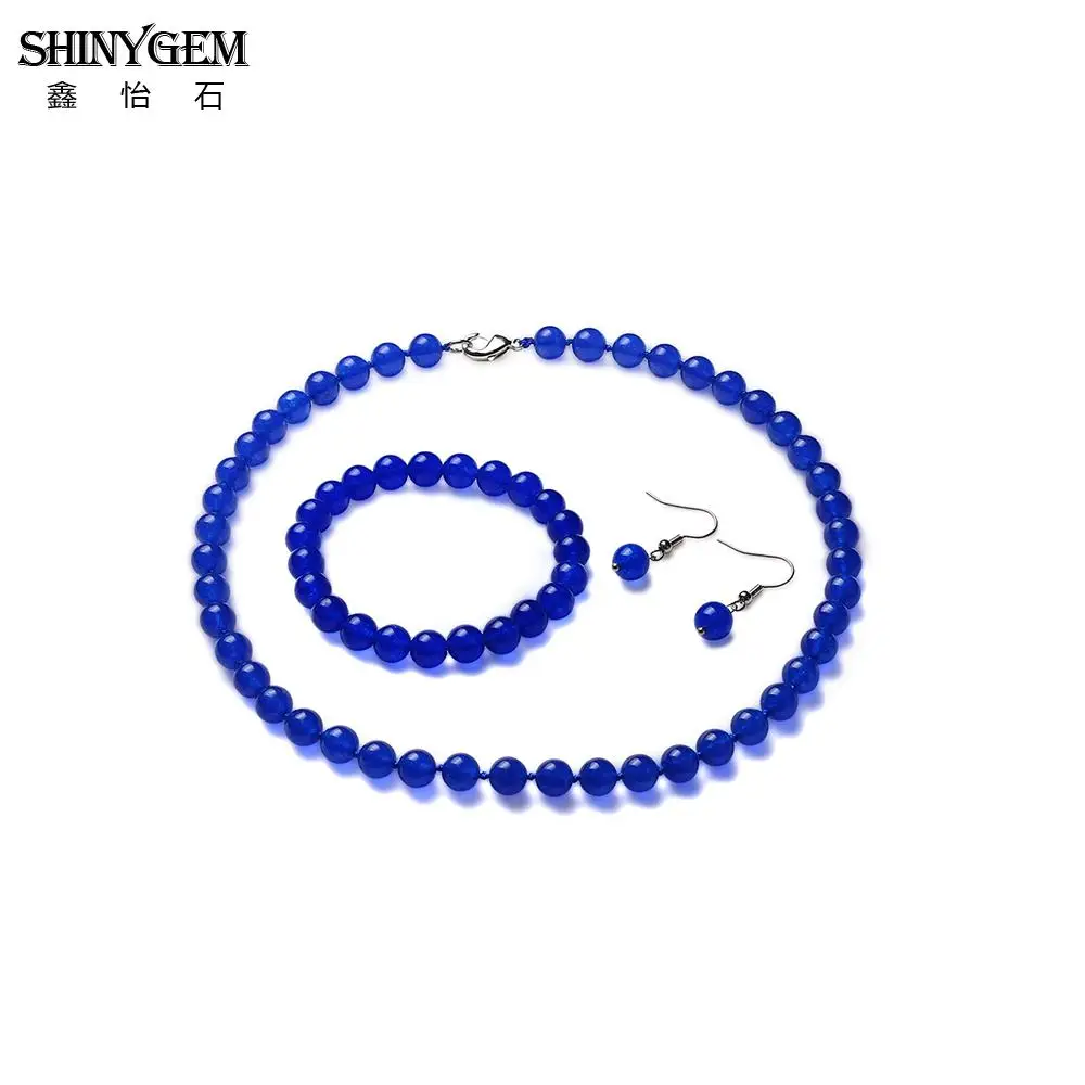 ShinyGem Classic Natural 8mm Beads Jewelry Sets Earrings Bracelets Necklaces jewelry Sets For Women Bridal Wedding Jewelry Sets
ShinyGem Classic Natural 8mm Beads Jewelry Sets Earrings Bracelets Necklaces jewelry Sets For Women Bridal Wedding Jewelry Sets