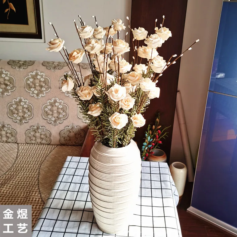 Simulation PE Flower for Home Decoration, Aquatic Plants, Pearl Foam Rose Bouquet, Artificial Flowers, Wedding Layout
Simulation PE Flower for Home Decoration, Aquatic Plants, Pearl Foam Rose Bouquet, Artificial Flowers, Wedding Layout