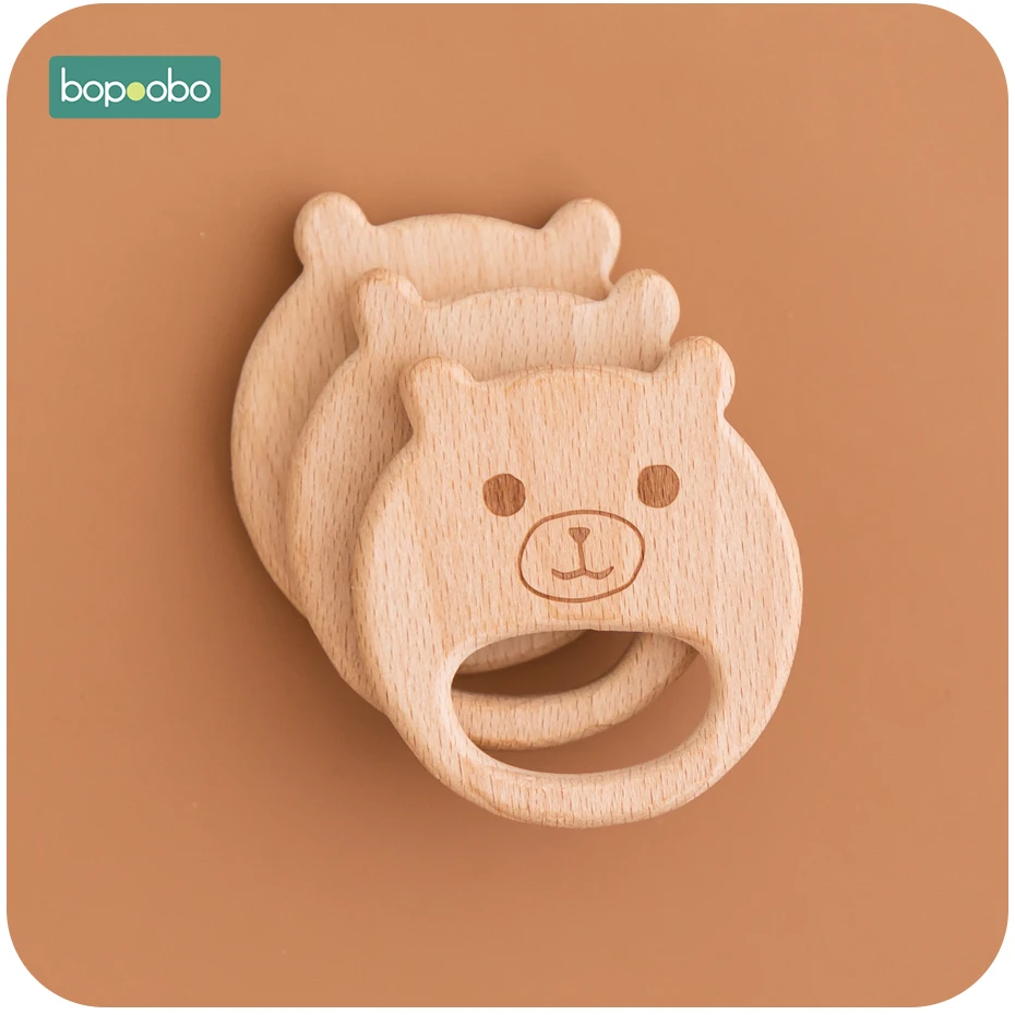 Bopoobo 5 шт. прорезыватель из буковой древесины с принтом медведя для кормления подарки для 0-12 месяцев Игрушки для прорезывания зубов Товары для новорожденных
Bopoobo 5 шт. прорезыватель из буковой древесины с принтом медведя для кормления подарки для 0-12 месяцев Игрушки для прорезывания зубов Товары для новорожденных