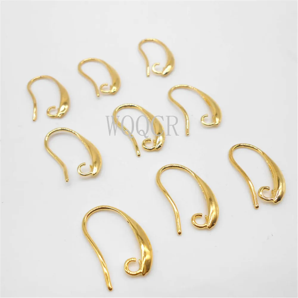 100PCS Three Colors Fashion Ear Wire Components 18 K Gold Earring Hooks Accessories Beadings Findings DIY Jewelry Gift Making
100PCS Three Colors Fashion Ear Wire Components 18 K Gold Earring Hooks Accessories Beadings Findings DIY Jewelry Gift Making