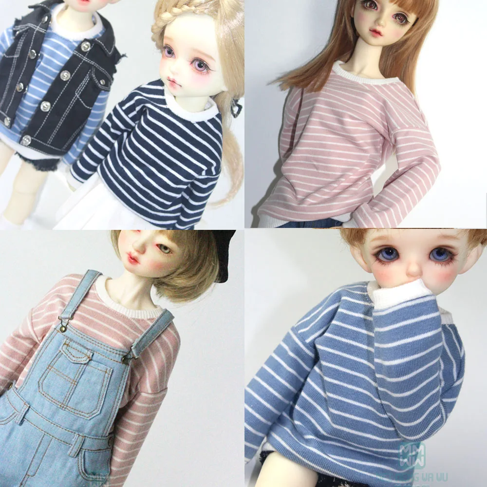 BJD кукольная одежда для 1/3 1/4 1/6 BJD uncle YOSD MYOU SD DD кукольные аксессуары полосатая футболка, свитер
BJD кукольная одежда для 1/3 1/4 1/6 BJD uncle YOSD MYOU SD DD кукольные аксессуары полосатая футболка, свитер