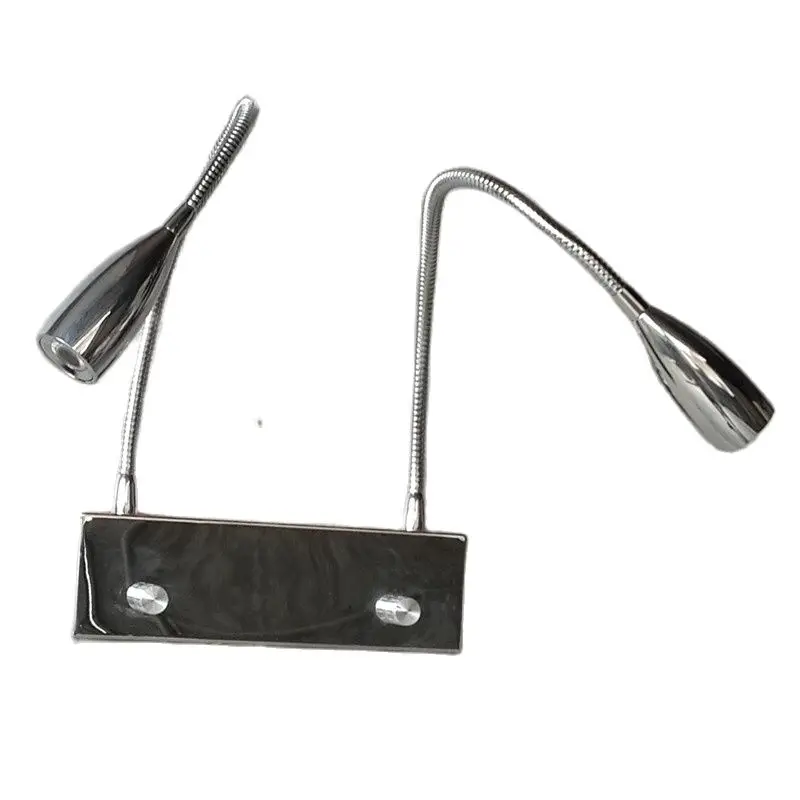 Topoch Dimmable LED Reading Lamps 2x3W Knob On/Off Dim Brightness 15%-100% 2 Lights Working Independent Chrome Finish 110V/230V
Topoch Dimmable LED Reading Lamps 2x3W Knob On/Off Dim Brightness 15%-100% 2 Lights Working Independent Chrome Finish 110V/230V