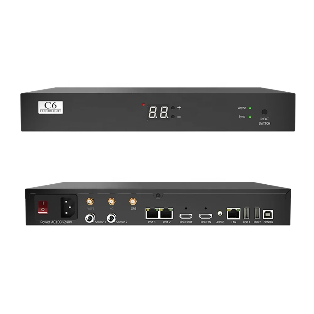 Colorlight C6 Player Led Video Wall Processor Control System For Indoor And Outdoor Sending Box
Colorlight C6 Player Led Video Wall Processor Control System For Indoor And Outdoor Sending Box