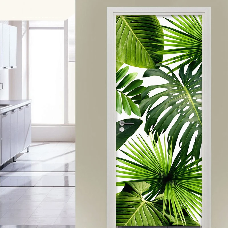 DIY Self-adhesive Waterproof Door Sticker Green Leaf Wall Decals Mural Living Room Kitchen Restaurant PVC Vinyl Door Wallpaper
DIY Self-adhesive Waterproof Door Sticker Green Leaf Wall Decals Mural Living Room Kitchen Restaurant PVC Vinyl Door Wallpaper