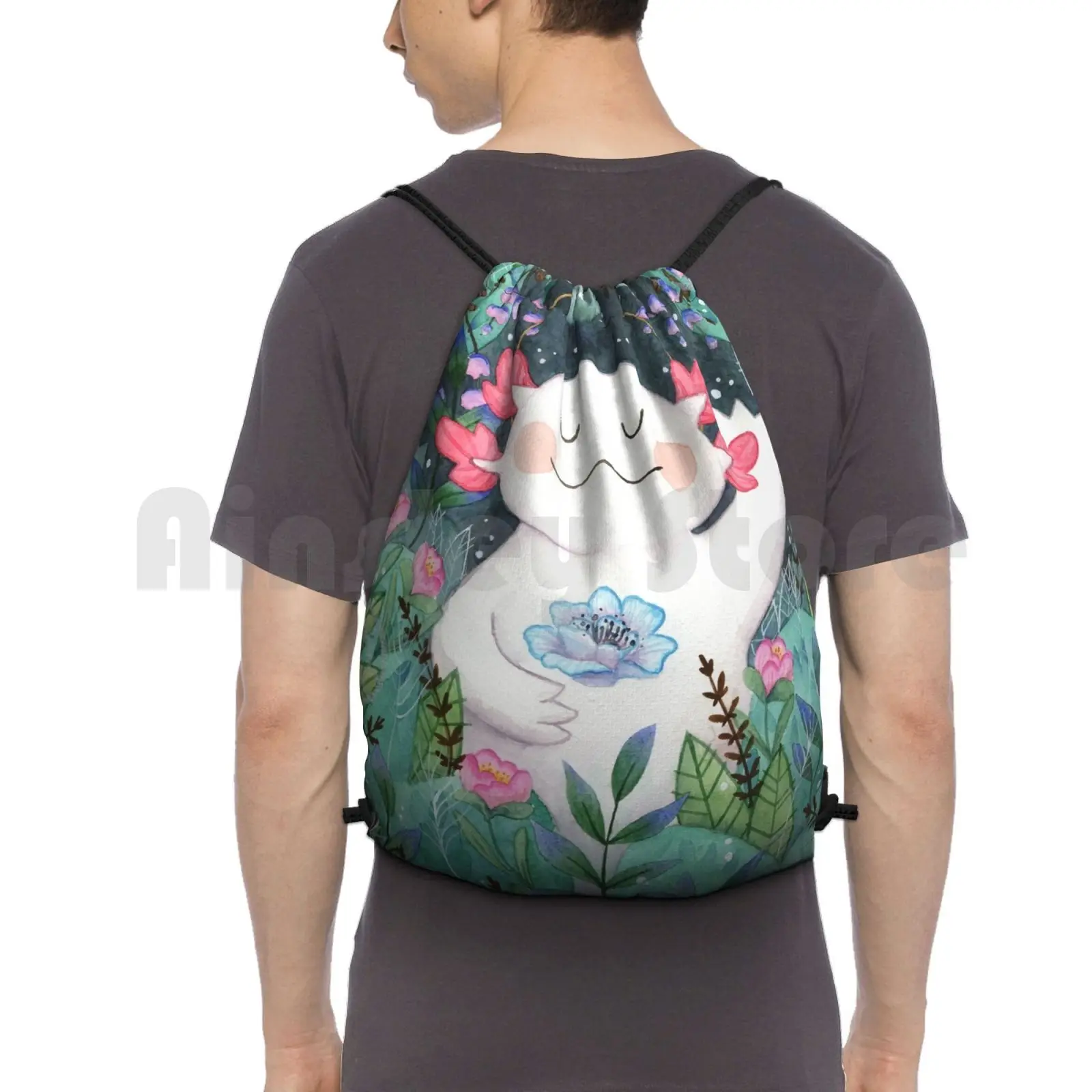 Рюкзак The Flower Guardian, сумки на шнурке, спортивная сумка, водонепроницаемые цветы, цветочный лес, природа, деревья, цветок, акварель
Рюкзак The Flower Guardian, сумки на шнурке, спортивная сумка, водонепроницаемые цветы, цветочный лес, природа, деревья, цветок, акварель