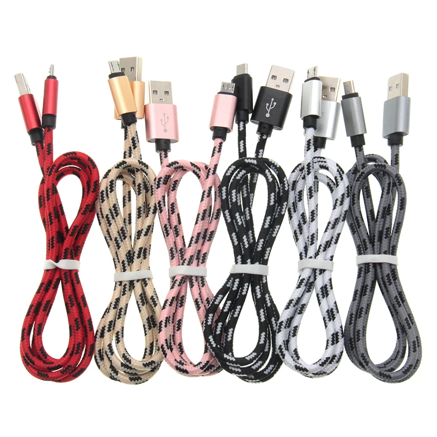 50pcs 1M 2A Nylon Mobile Phone Micro USB Cable For Samsung Xiaomi LG Fast Charging Cable Wire For Samsung S7 S6 Charging Cables
50pcs 1M 2A Nylon Mobile Phone Micro USB Cable For Samsung Xiaomi LG Fast Charging Cable Wire For Samsung S7 S6 Charging Cables