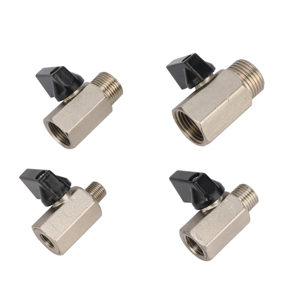 Garden irrigation Regulate and control air, oil and water 1/8" 1/4" 3/8" 1/2" BSP Male To Female Threaded Mini Brass Ball Valve
Garden irrigation Regulate and control air, oil and water 1/8" 1/4" 3/8" 1/2" BSP Male To Female Threaded Mini Brass Ball Valve