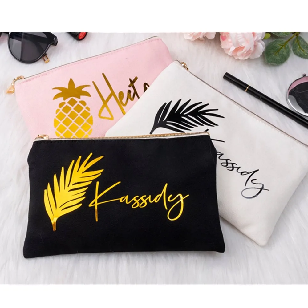 Personalized Bridesmaid Cosmetic Bag Bridesmaid Gift Custom Make up Bag Canvas Bag Gift For Women Bridal Party Gift for her
Personalized Bridesmaid Cosmetic Bag Bridesmaid Gift Custom Make up Bag Canvas Bag Gift For Women Bridal Party Gift for her