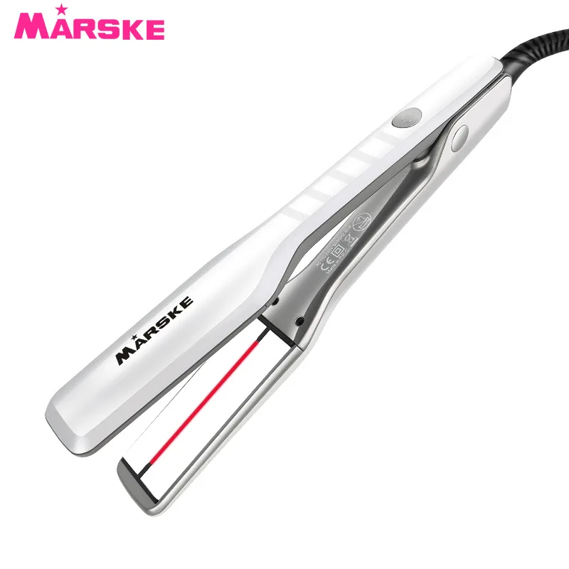 MARSKE Infrared Hair Straightener Temperature Adjustable Ceramic Flat Iron Pulling Straight Hair Irons Splint Plasma Hair Tools
MARSKE Infrared Hair Straightener Temperature Adjustable Ceramic Flat Iron Pulling Straight Hair Irons Splint Plasma Hair Tools