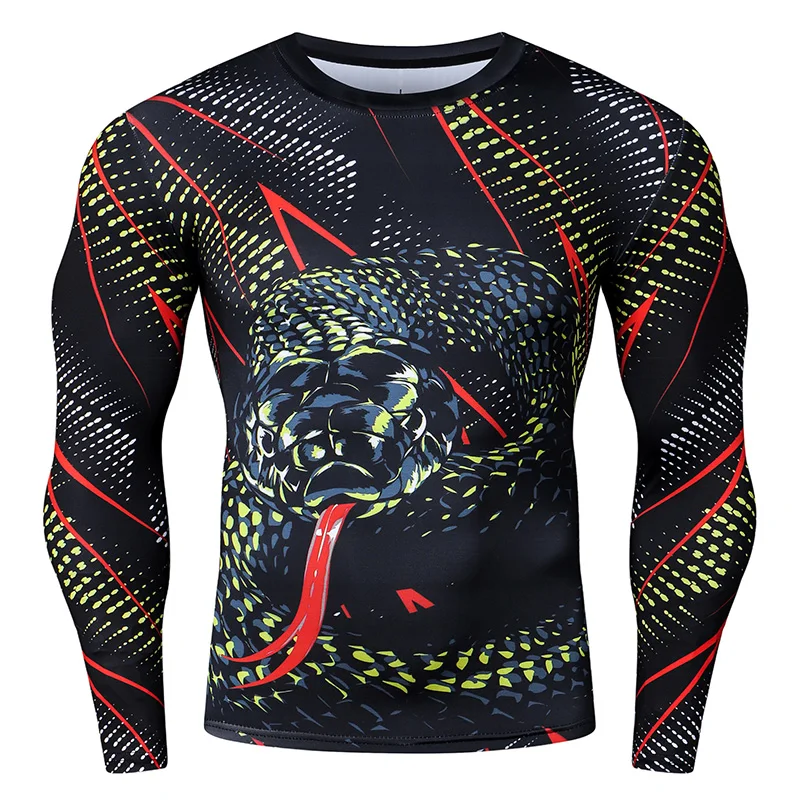 Compression shirt polyester Quick Dry T-Shirt Unique Snake Print Breathable Stylish Design For Casual Wear
Compression shirt polyester Quick Dry T-Shirt Unique Snake Print Breathable Stylish Design For Casual Wear