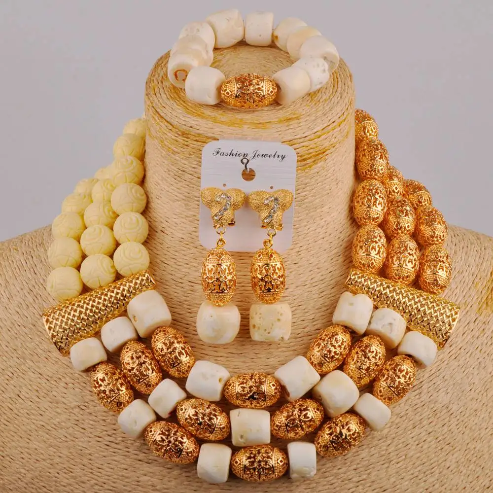 Beautiful Bride Wedding Accessories Nigeria White Natural Coral Bead Necklace African Wedding Wedding Jewelry Set AU-386
Beautiful Bride Wedding Accessories Nigeria White Natural Coral Bead Necklace African Wedding Wedding Jewelry Set AU-386