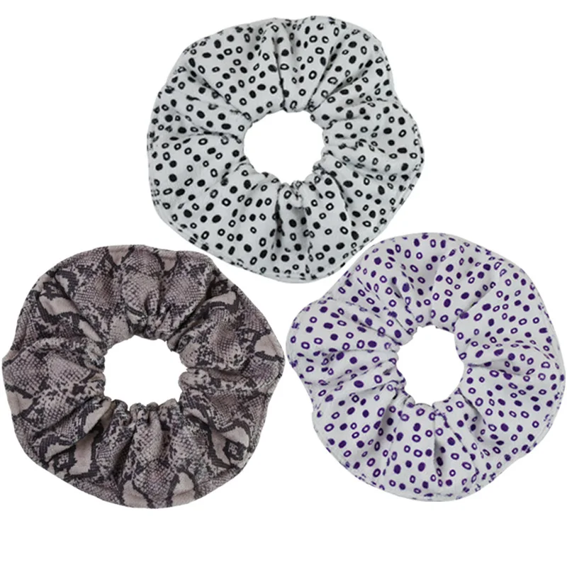 Women Fashion Microfiber Hair Scrunchy Snake Leopard Dot Print Big Soft Ponytail Holder Highly Absorbent Rubber Band Hair Ring
Women Fashion Microfiber Hair Scrunchy Snake Leopard Dot Print Big Soft Ponytail Holder Highly Absorbent Rubber Band Hair Ring