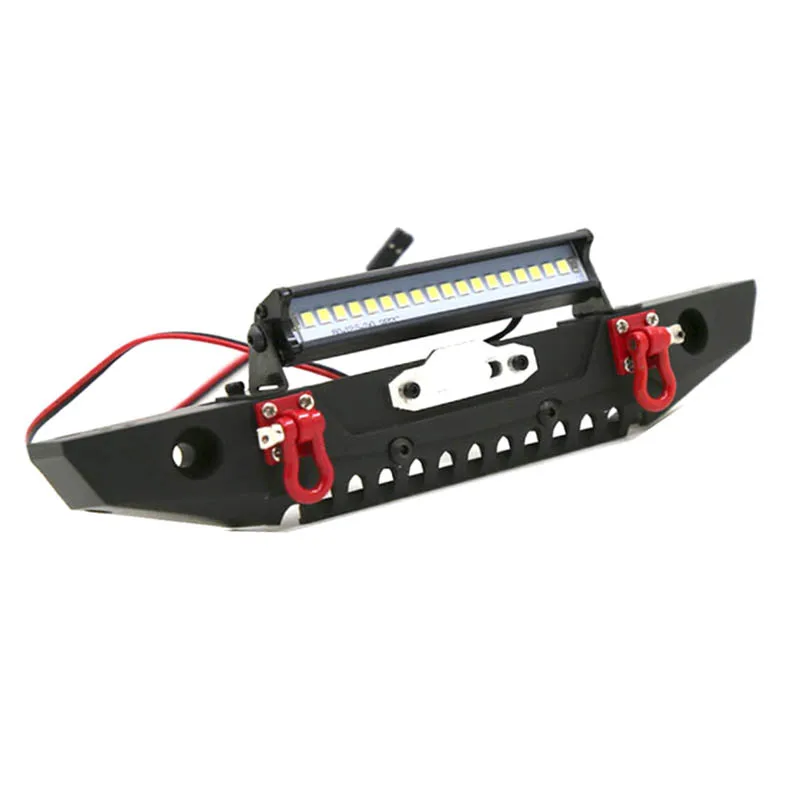 Metal Front Bumper With LED Light for TRAXXAS TRX4 TRX-4 Axial SCX10 90046 90047 1/10 RC Crawler Car Upgrade parts
Metal Front Bumper With LED Light for TRAXXAS TRX4 TRX-4 Axial SCX10 90046 90047 1/10 RC Crawler Car Upgrade parts