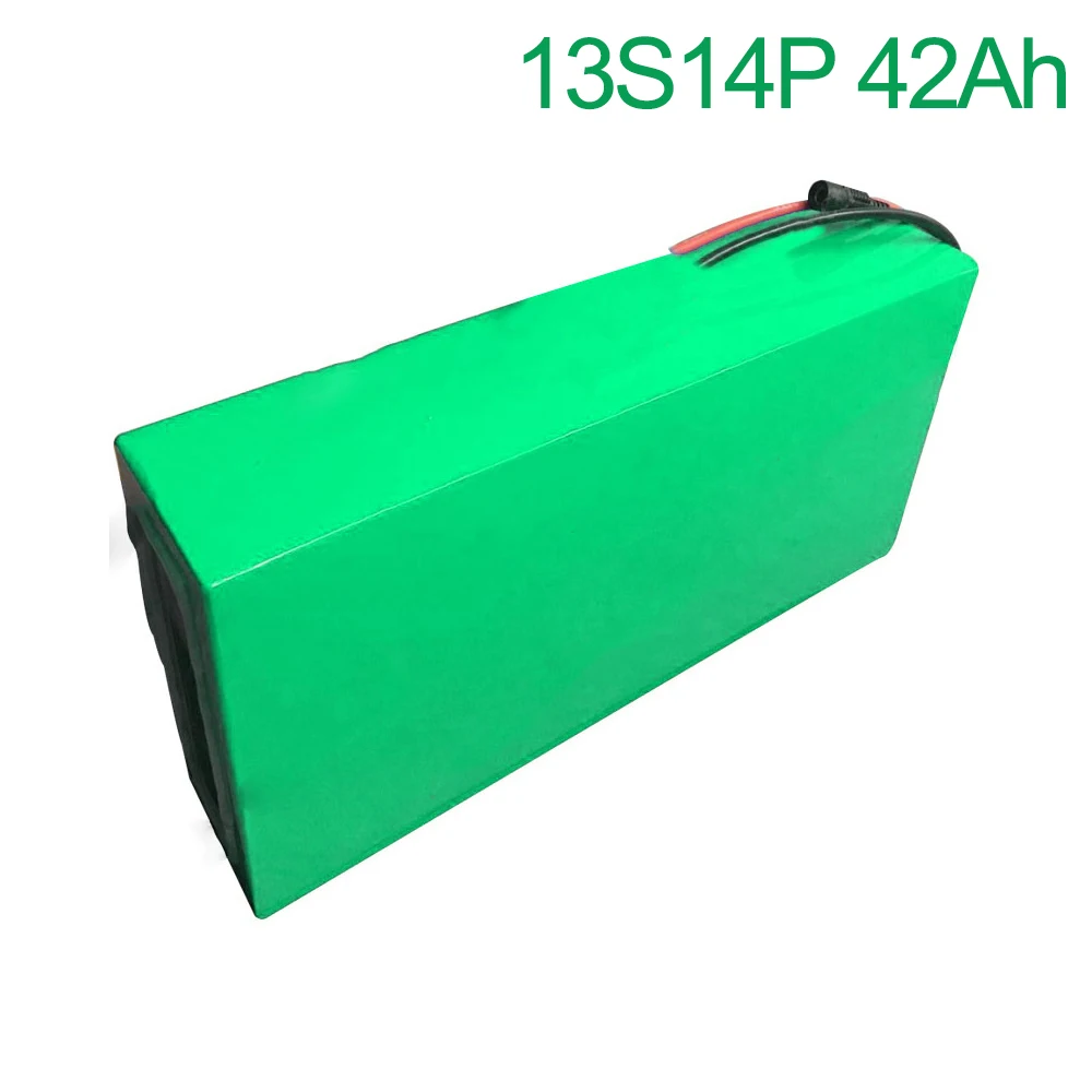 48V 42Ah 13S14P 18650 Li-ion Battery Pack E-Bike Ebike electric bicycle 330x210x70mm
48V 42Ah 13S14P 18650 Li-ion Battery Pack E-Bike Ebike electric bicycle 330x210x70mm