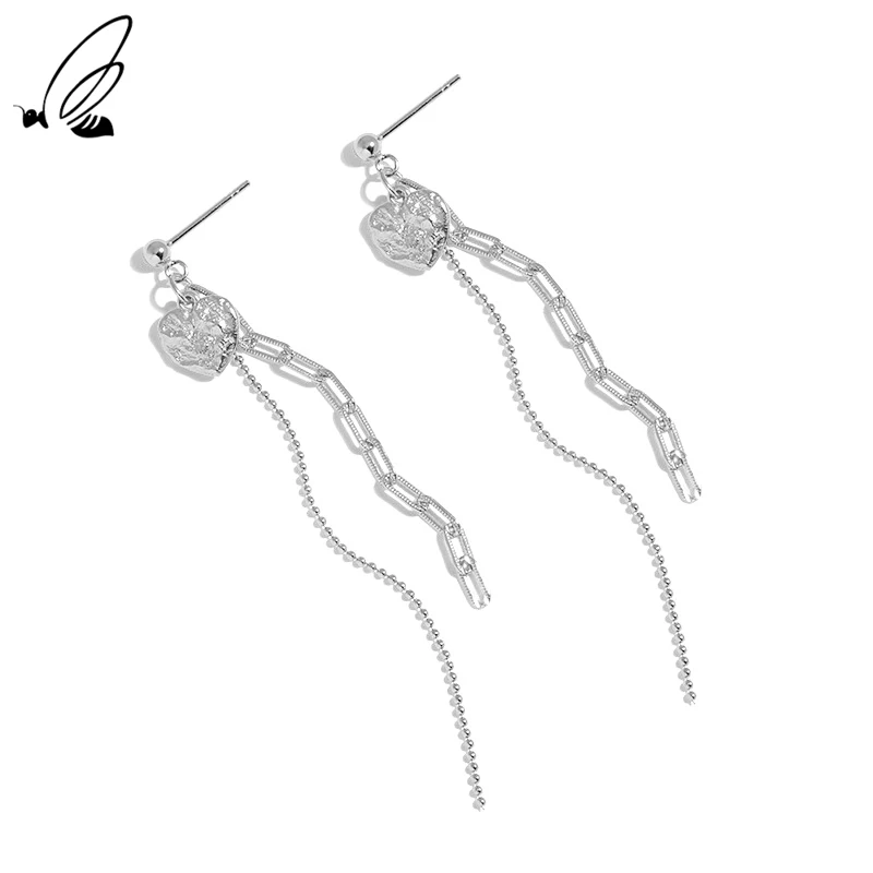 S'STEEL Tassel Heart Earrings 925 Sterling Silver Drop Earring For Women Gold Elegant Design Female Valentine's Day Gift Jewelry
S'STEEL Tassel Heart Earrings 925 Sterling Silver Drop Earring For Women Gold Elegant Design Female Valentine's Day Gift Jewelry