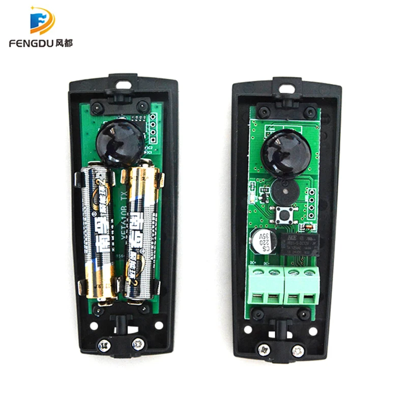 12-24V AC/DC Photocell infrared sensor detector for Automatic gate with 2*AAA battery
12-24V AC/DC Photocell infrared sensor detector for Automatic gate with 2*AAA battery