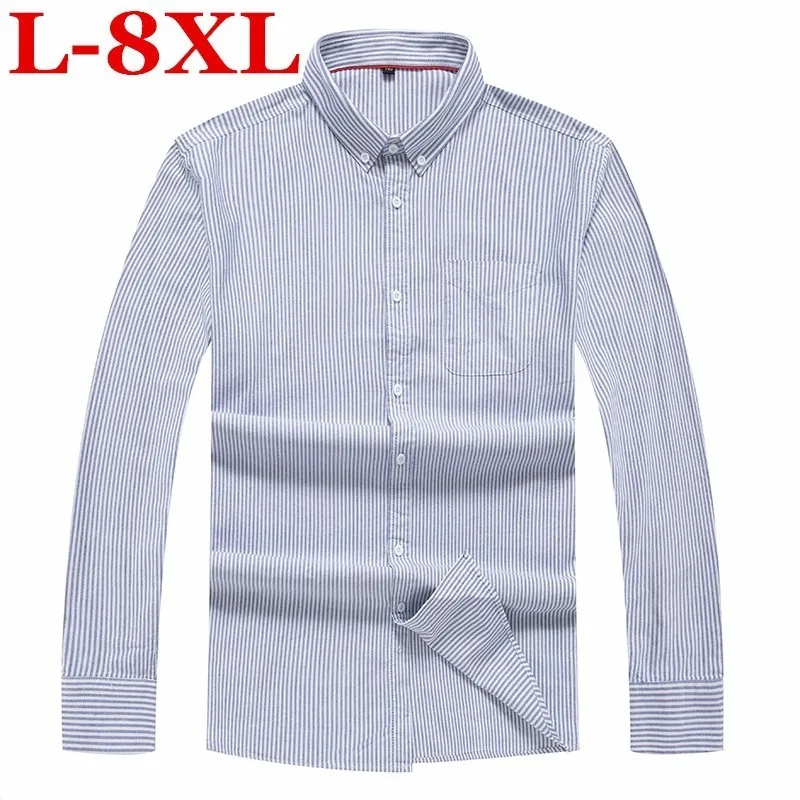 6XL 8XL7XL Plus Men's Size Pure Cotton Shirt Slim Fit Fashion Long Sleeve Casual Business Men Dress Shirts High Quality
6XL 8XL7XL Plus Men's Size Pure Cotton Shirt Slim Fit Fashion Long Sleeve Casual Business Men Dress Shirts High Quality