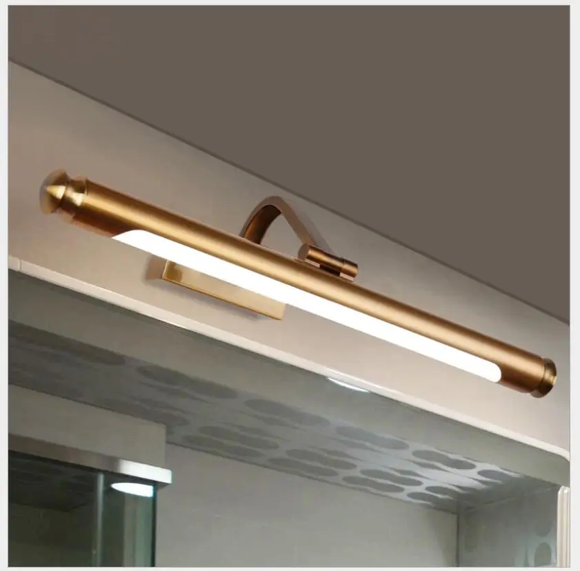 Modern LED Mirror Light Bronze Color Decora AC85-265V Modern Wall Lamp Bathroom Lights 52cm 66cm Sizes Wall Sconces Mirror Lamp
Modern LED Mirror Light Bronze Color Decora AC85-265V Modern Wall Lamp Bathroom Lights 52cm 66cm Sizes Wall Sconces Mirror Lamp