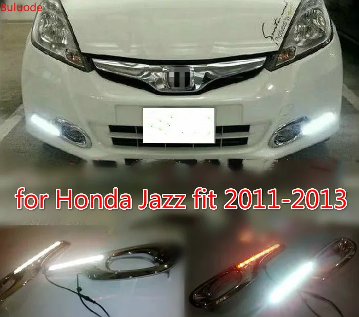 Автомобильные светодиодсветодиодный дневные ходовые огни для Honda Jazz fit 2011 2012 2013 DRL, противотуманные фары, ходовые огни с желтыми указателями поворота
Автомобильные светодиодсветодиодный дневные ходовые огни для Honda Jazz fit 2011 2012 2013 DRL, противотуманные фары, ходовые огни с желтыми указателями поворота