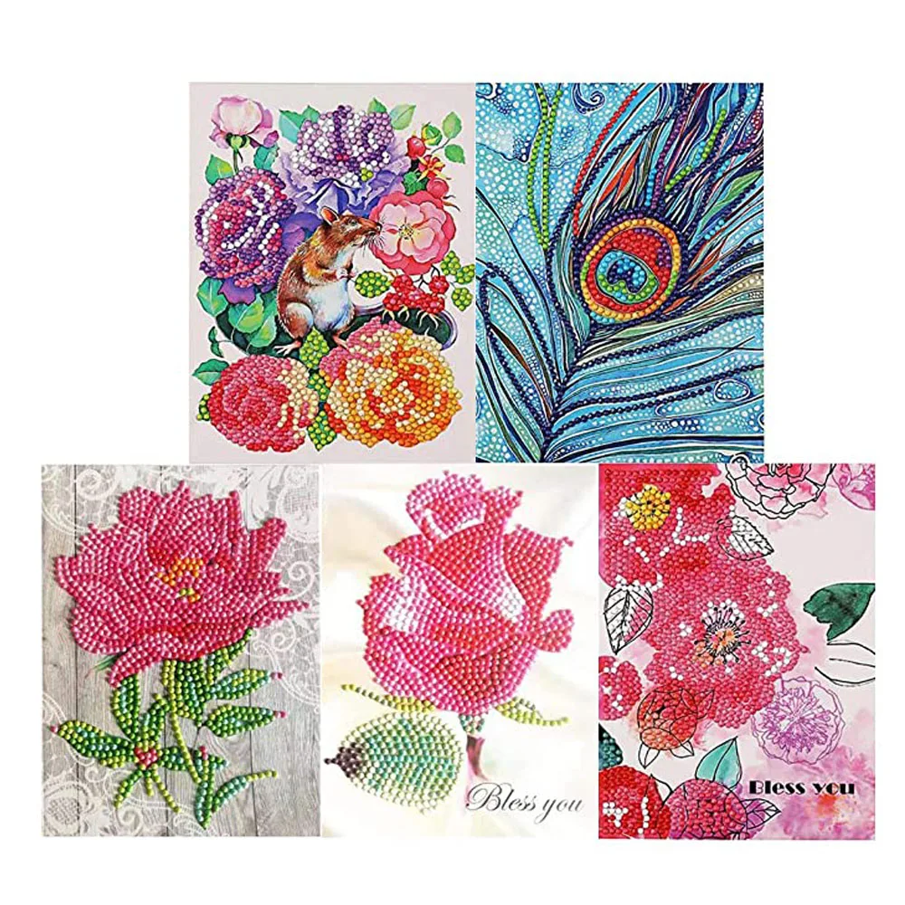 5D Diamond Painting Greeting Card, Special Shaped, Painting Drill by Numbers, Christmas and Birthday Cards, DIY, 4-5 Packs
5D Diamond Painting Greeting Card, Special Shaped, Painting Drill by Numbers, Christmas and Birthday Cards, DIY, 4-5 Packs