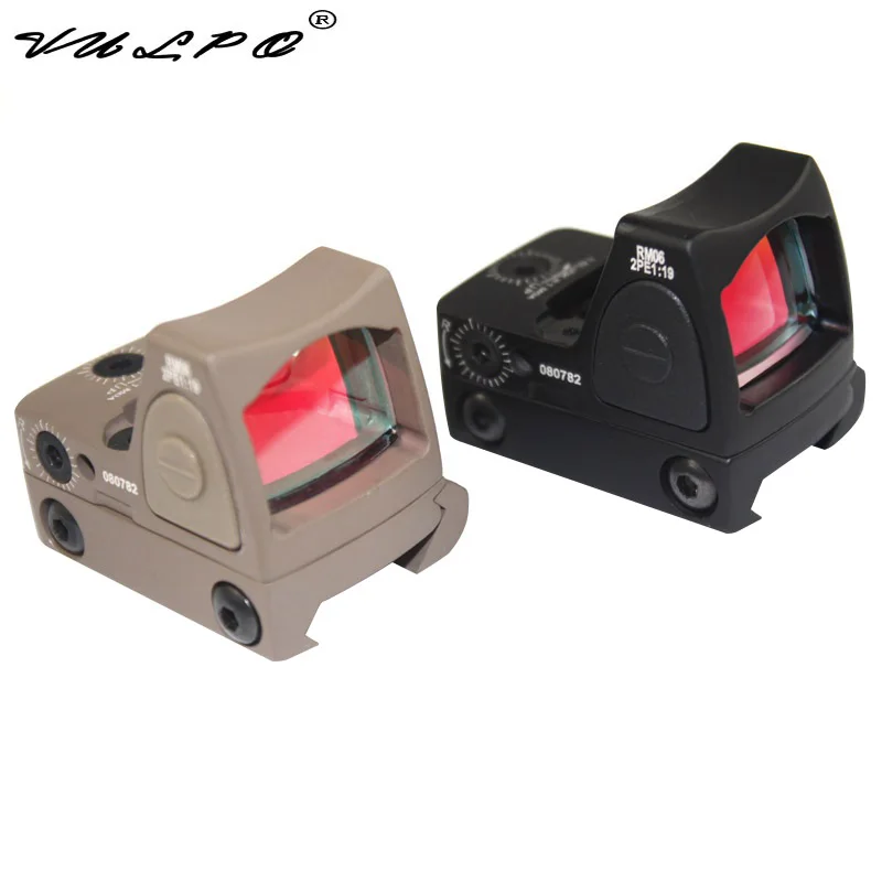 VULPO Tactical Hunting Optics Adjustable Mini Red Dot Sight Scope For 20mm Rail
VULPO Tactical Hunting Optics Adjustable Mini Red Dot Sight Scope For 20mm Rail