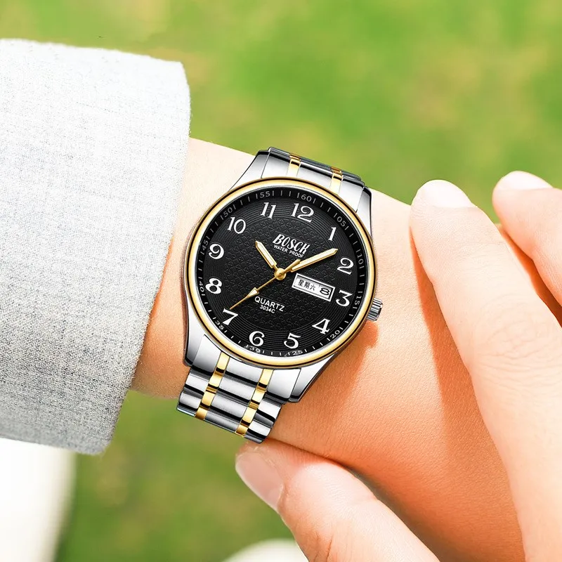 2021 Men's Fashion Date Watches Waterproof Sports Men's Business Watch Stainless Steel Mesh Band Quartz Watch Relogio Masculino
2021 Men's Fashion Date Watches Waterproof Sports Men's Business Watch Stainless Steel Mesh Band Quartz Watch Relogio Masculino