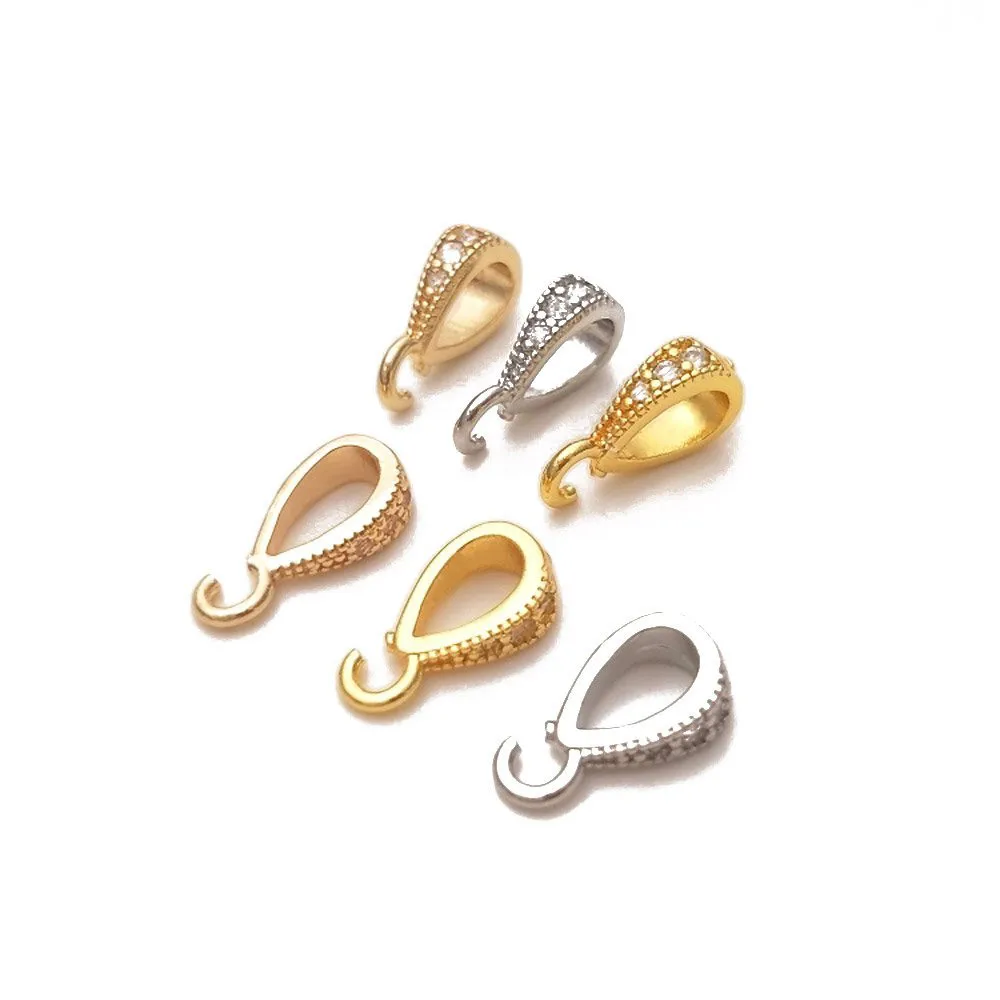 4PCS 18k Real Gold Plated Inlaid with zircon Pendant Findings Necklace Charms For Jewelry Making DIY Brass accessories
4PCS 18k Real Gold Plated Inlaid with zircon Pendant Findings Necklace Charms For Jewelry Making DIY Brass accessories