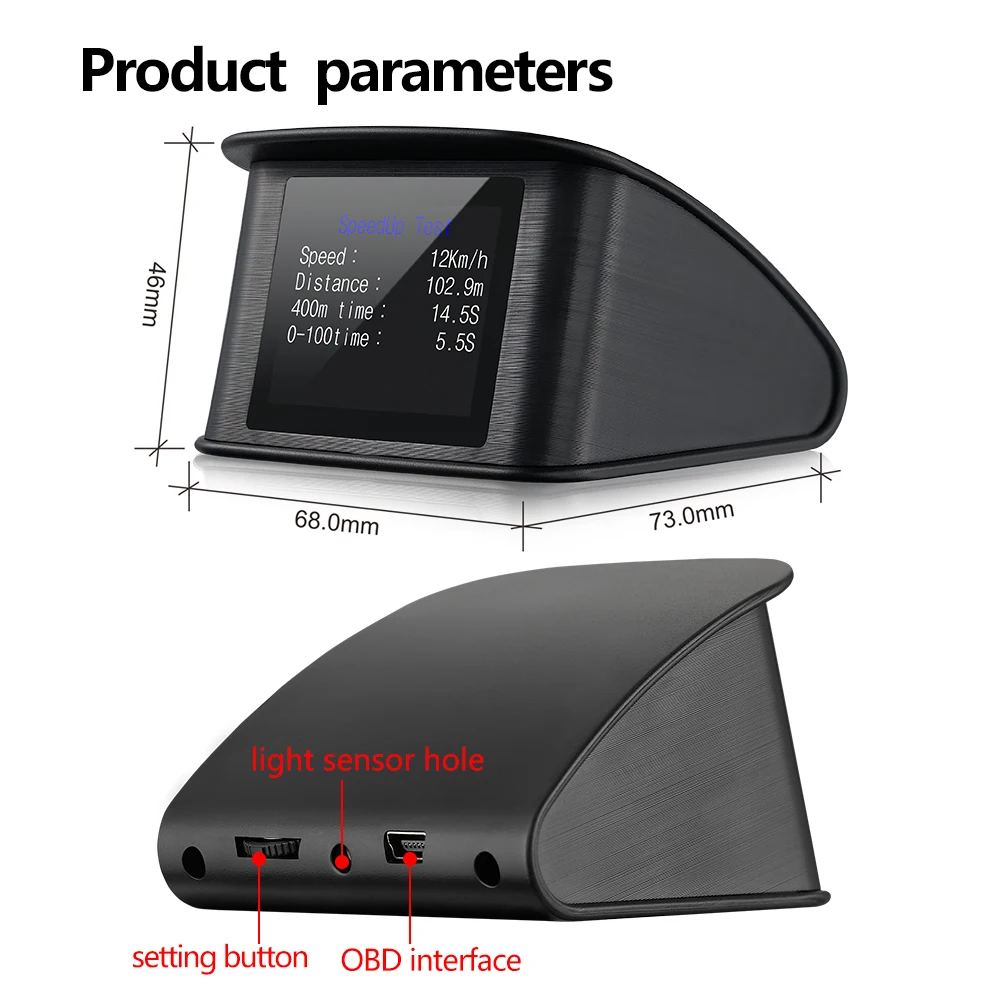 ELING P10 OBD2 HUD Smart Digital Meter On-board Computer Electronics Navigator for Car Safely Head Up Display Diagnostic Car
ELING P10 OBD2 HUD Smart Digital Meter On-board Computer Electronics Navigator for Car Safely Head Up Display Diagnostic Car