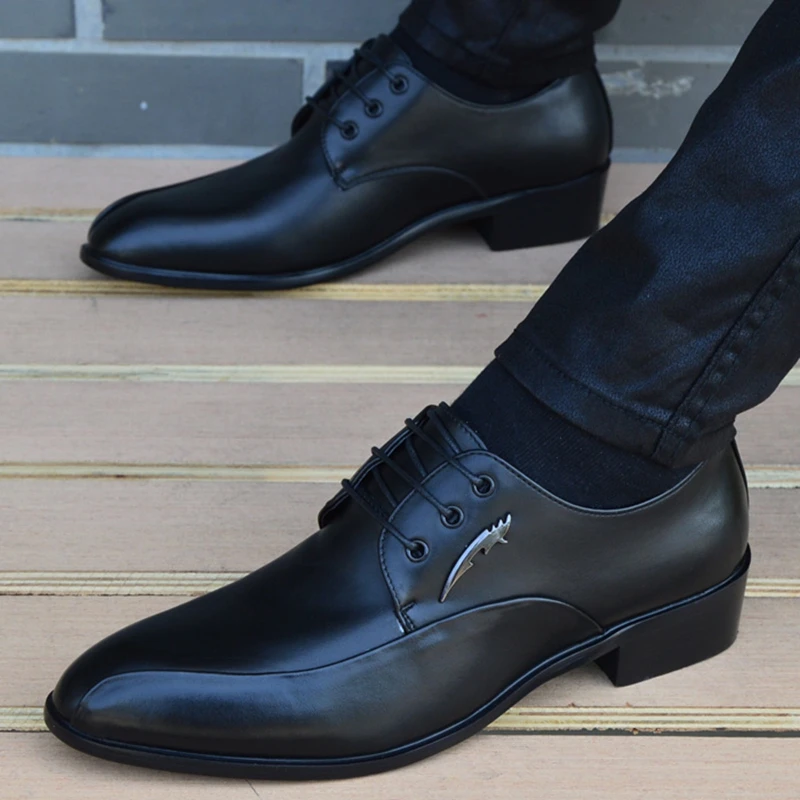 Men'S Leather Formal Shoes Lace Up Dress Shoes Oxfords Fashion Retro Shoes Elegant Work Footwear Men Dress Shoes
Men'S Leather Formal Shoes Lace Up Dress Shoes Oxfords Fashion Retro Shoes Elegant Work Footwear Men Dress Shoes