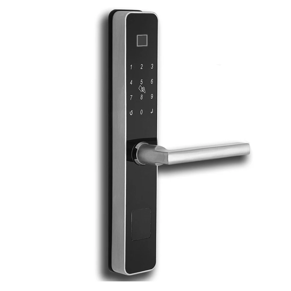 TT Lock Bluetooth Fingerprint Smart Lock Password Electronic Door Handle Lock With Digital Keypad RFID Key Intelligent Lock
TT Lock Bluetooth Fingerprint Smart Lock Password Electronic Door Handle Lock With Digital Keypad RFID Key Intelligent Lock