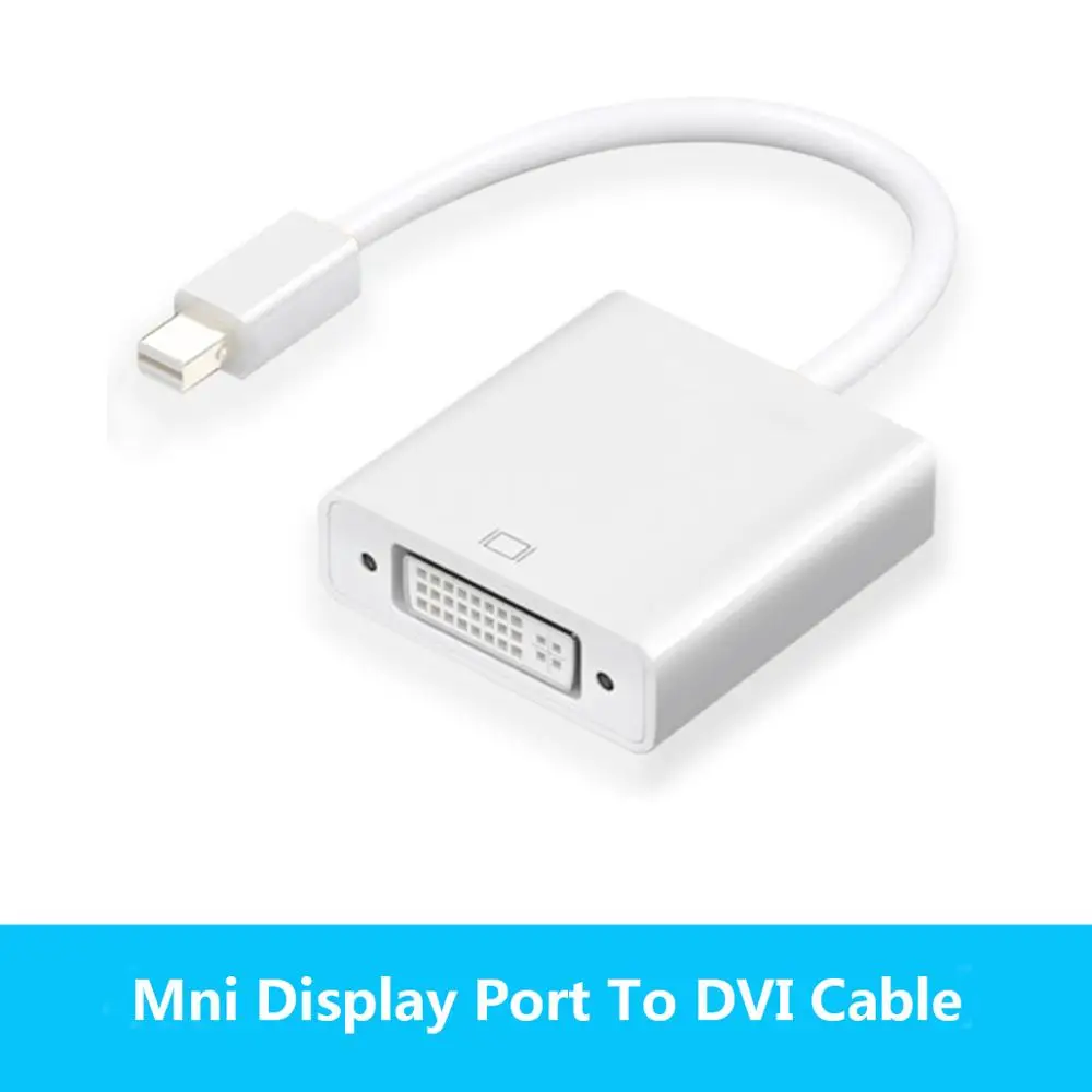 Thunderbolt Mini Displayport Mini DP to DVI Cable Converter for MacBook Pro AiMini TV Laptop Projector Adapter N014
Thunderbolt Mini Displayport Mini DP to DVI Cable Converter for MacBook Pro AiMini TV Laptop Projector Adapter N014