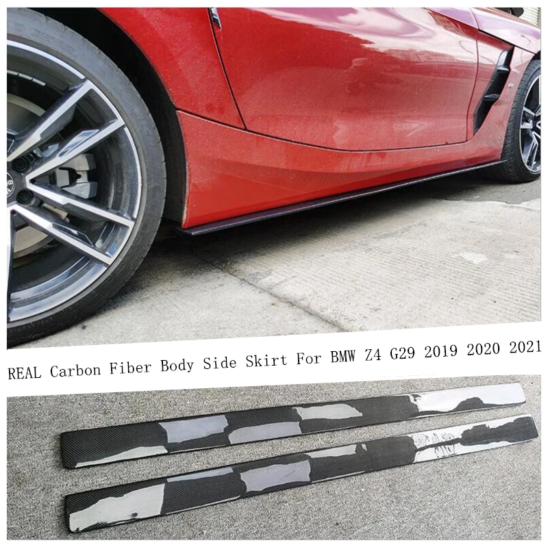 For BMW Z4 G29 2019 2020 2021 REAL Carbon Fiber Side Body Skirt High Quality Car Accessories
For BMW Z4 G29 2019 2020 2021 REAL Carbon Fiber Side Body Skirt High Quality Car Accessories
