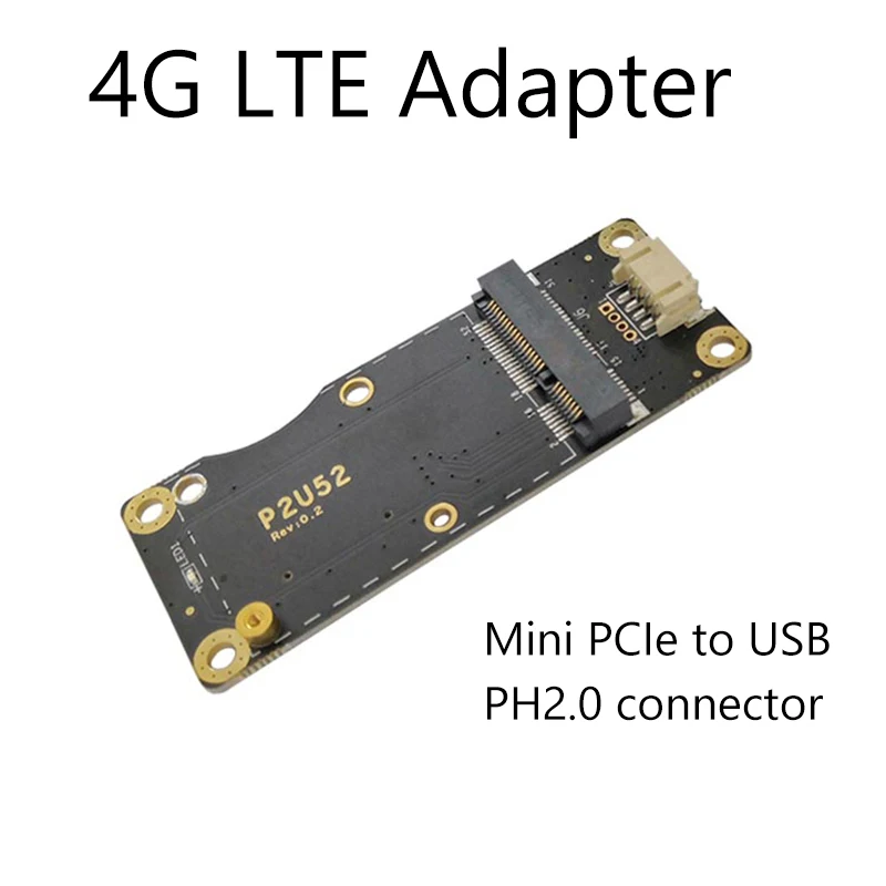 4G LTE Industrial Mini PCIe to USB Adapter W/SIM Card Slot USB 2.0 4PIN PH2.0mm Connector for WWAN/LTE 3G/4G Wireless Module
4G LTE Industrial Mini PCIe to USB Adapter W/SIM Card Slot USB 2.0 4PIN PH2.0mm Connector for WWAN/LTE 3G/4G Wireless Module