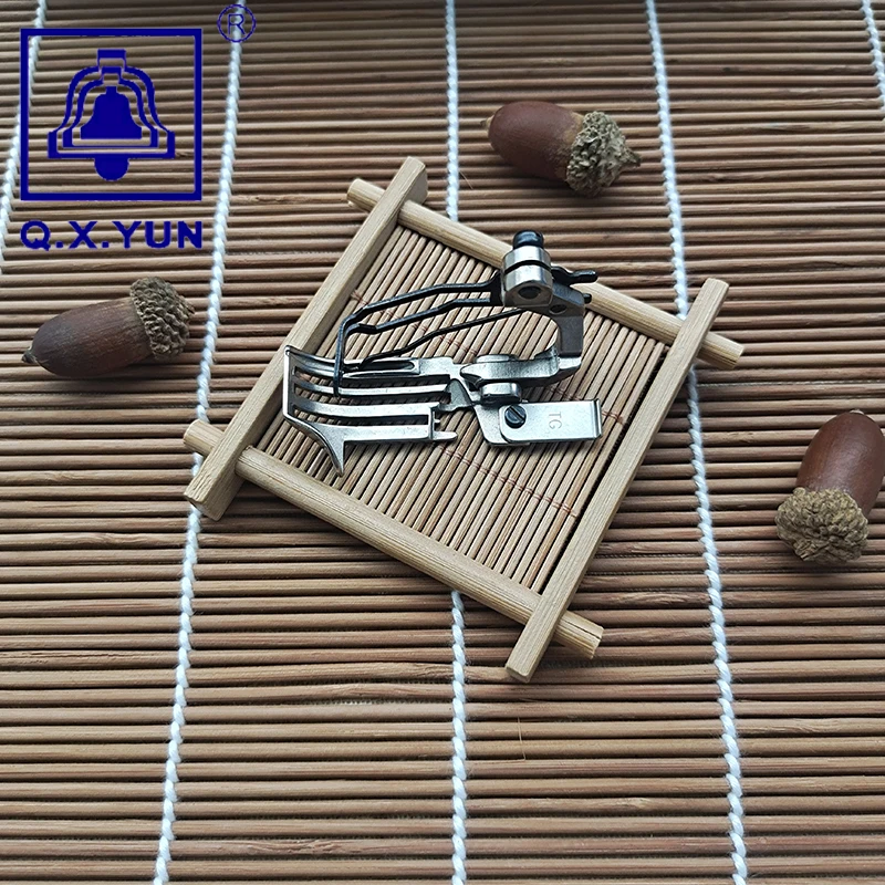 Q X YUN 277150 Presser Foot For PEGASUS EXT 3 rows Overlock Sewing Machine Parts
Q X YUN 277150 Presser Foot For PEGASUS EXT 3 rows Overlock Sewing Machine Parts