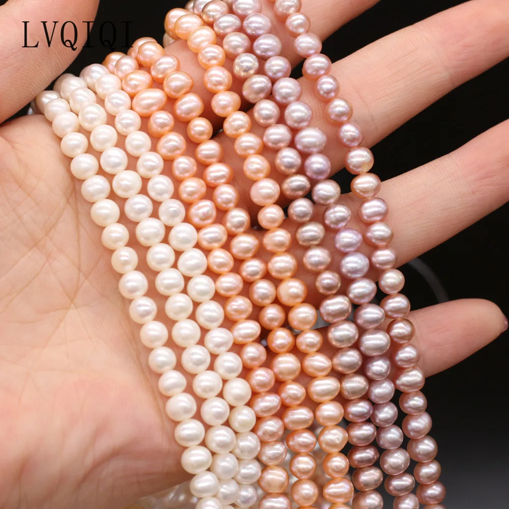 LVQIQI Natural Freshwater Pearl Beads Round isolation Loose Beads For jewelry making DIY necklace bracelet accessories 5-5.5mm
LVQIQI Natural Freshwater Pearl Beads Round isolation Loose Beads For jewelry making DIY necklace bracelet accessories 5-5.5mm