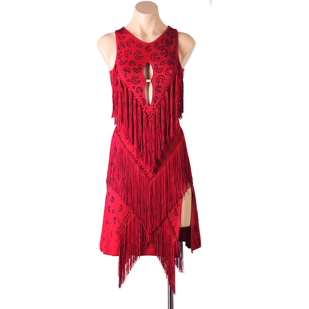 Women Professional Latin Dance Dress Rhinestone Fringe Samba Costume Salsa Tango Ballroom Competition Dresses
Women Professional Latin Dance Dress Rhinestone Fringe Samba Costume Salsa Tango Ballroom Competition Dresses