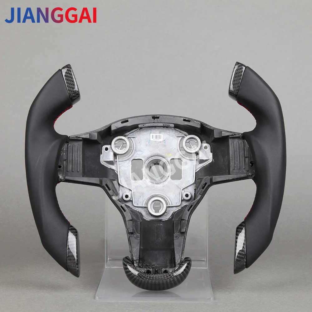 Carbon Fiber Perforated Leather Car Steering Wheel For Tesla Model 3 Model 2016-2020
Carbon Fiber Perforated Leather Car Steering Wheel For Tesla Model 3 Model 2016-2020