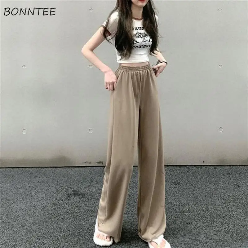 Casual Pants Women Teenagers Summer Daily Full Length BF Trousers Elastic Waist All-match Solid Straight Simple Flat New Arrival
Casual Pants Women Teenagers Summer Daily Full Length BF Trousers Elastic Waist All-match Solid Straight Simple Flat New Arrival