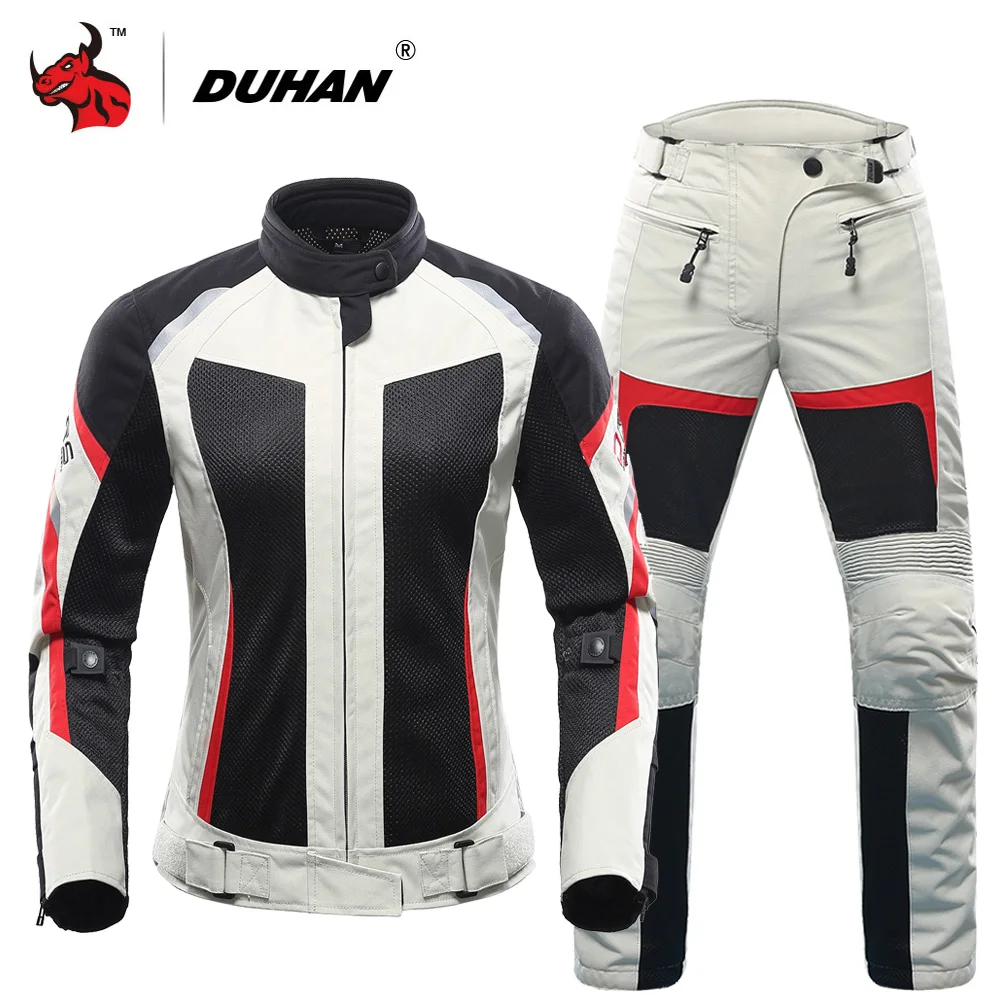 DUHAN Women Motorcycle Jacket Protective Gear Summer Breathable Mesh Jaqueta Motociclista Motorbike Motocross Racing Clothes
DUHAN Women Motorcycle Jacket Protective Gear Summer Breathable Mesh Jaqueta Motociclista Motorbike Motocross Racing Clothes