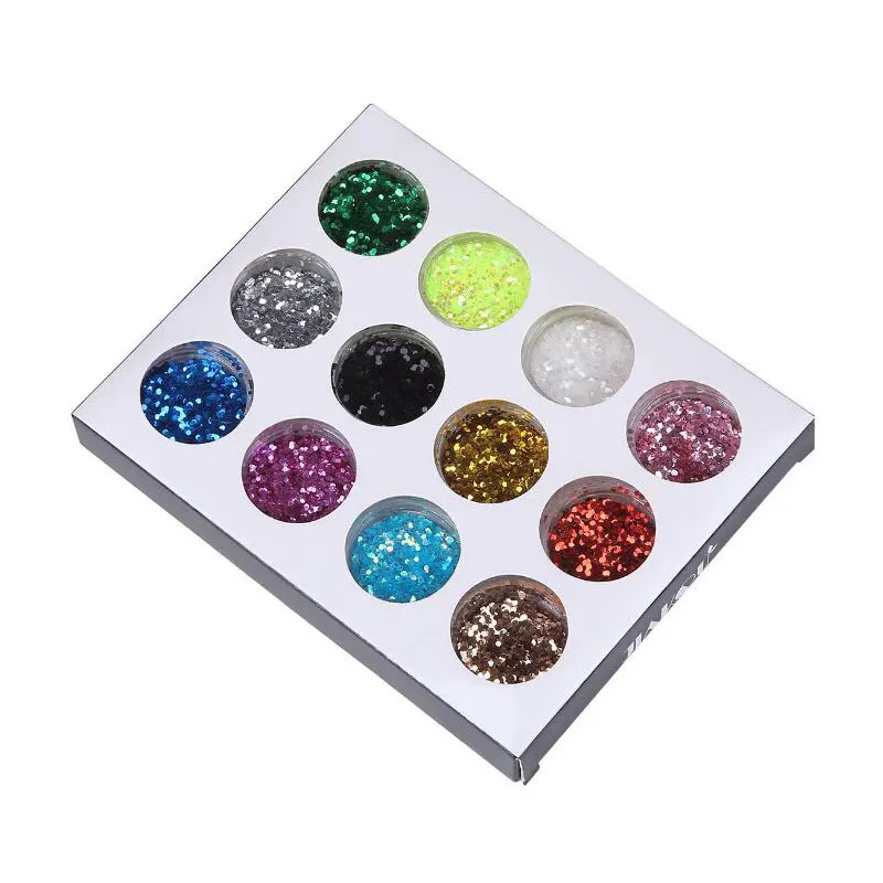 12/18 pots Nail Sequins 3D Hexagon Colorful Nail Flakes Glitter Dazzling Charm Nail Art Decorations For Nails
12/18 pots Nail Sequins 3D Hexagon Colorful Nail Flakes Glitter Dazzling Charm Nail Art Decorations For Nails