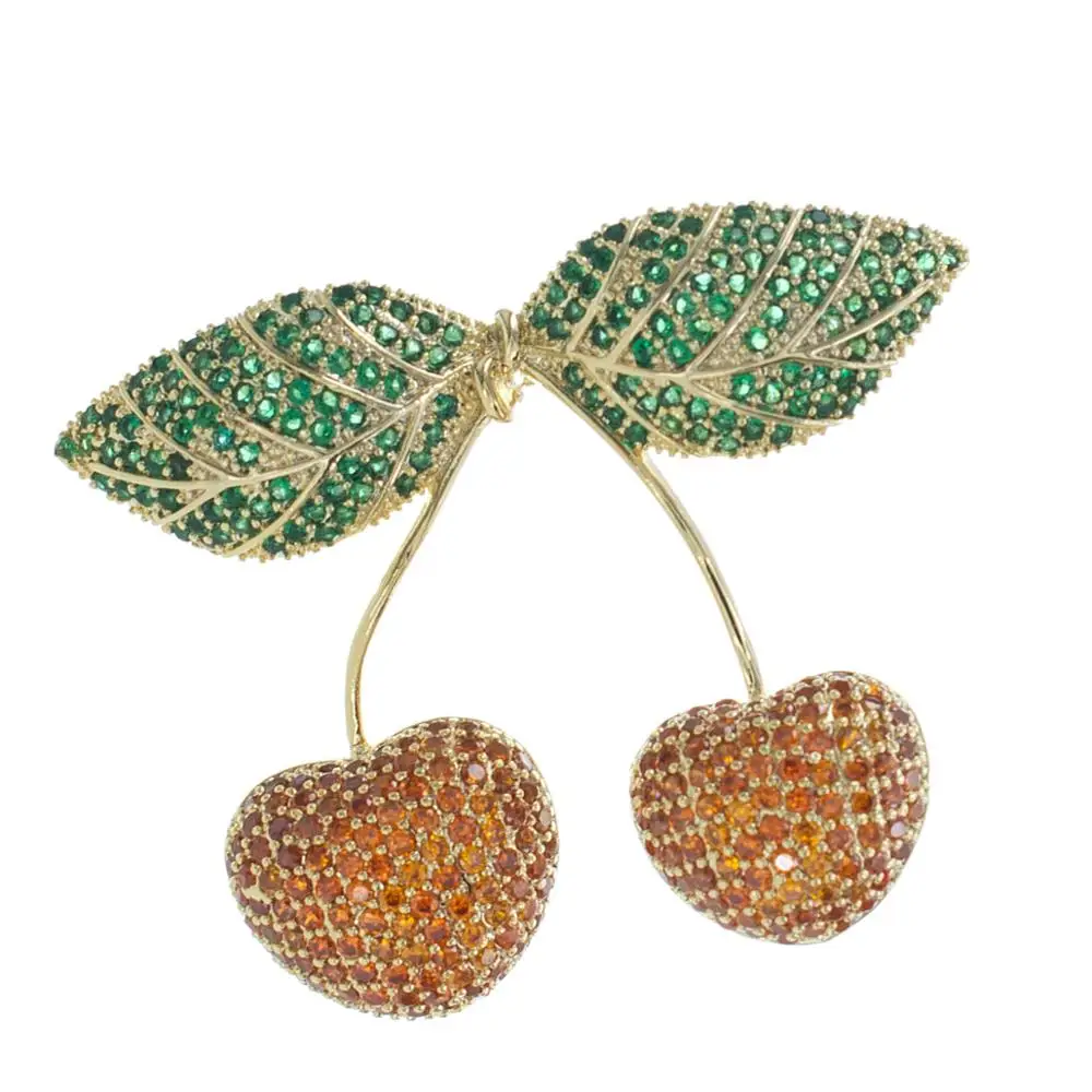 Cubic Zirconia Cherry Brooch Broach Pin Women Jewelry Accessories for Girl Gift XR04631
Cubic Zirconia Cherry Brooch Broach Pin Women Jewelry Accessories for Girl Gift XR04631
