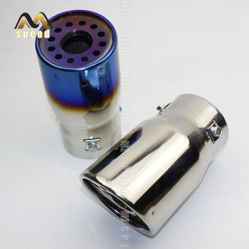 Car accessories Exhaust system Muffler Universal silver blue exhaust tip Boutique snap-type exhaust muffler
Car accessories Exhaust system Muffler Universal silver blue exhaust tip Boutique snap-type exhaust muffler
