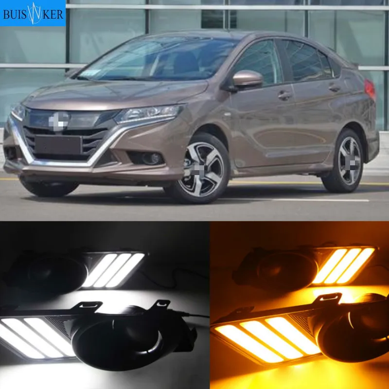 Carbo 2017 year LED Daytime Running Light for Honda Gienia DRL fog light with three color light
Carbo 2017 year LED Daytime Running Light for Honda Gienia DRL fog light with three color light