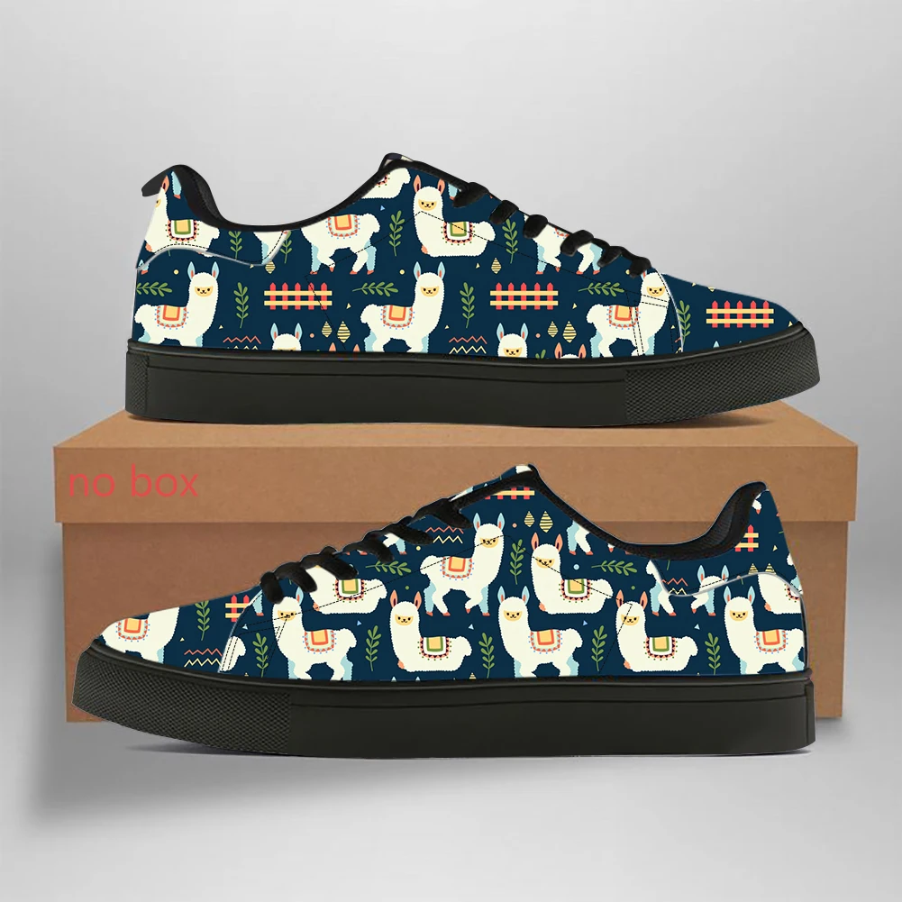 Noisydesigns Men Oversize 36-48 Low Top Leather Sneakers Tennis Alpaca Pattern Female Outdoor Casual Couple Sport Shoes
Noisydesigns Men Oversize 36-48 Low Top Leather Sneakers Tennis Alpaca Pattern Female Outdoor Casual Couple Sport Shoes