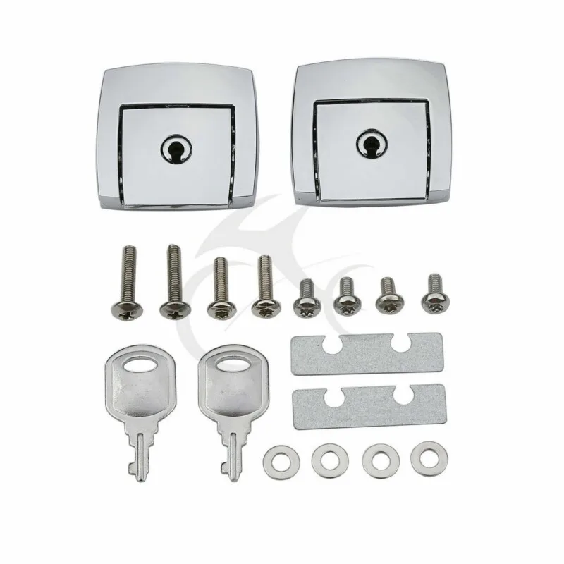 Motorcycle Chrome Pack Latch Cover fit For Harley Tour Pak Touring Electra Glide Road King
Motorcycle Chrome Pack Latch Cover fit For Harley Tour Pak Touring Electra Glide Road King