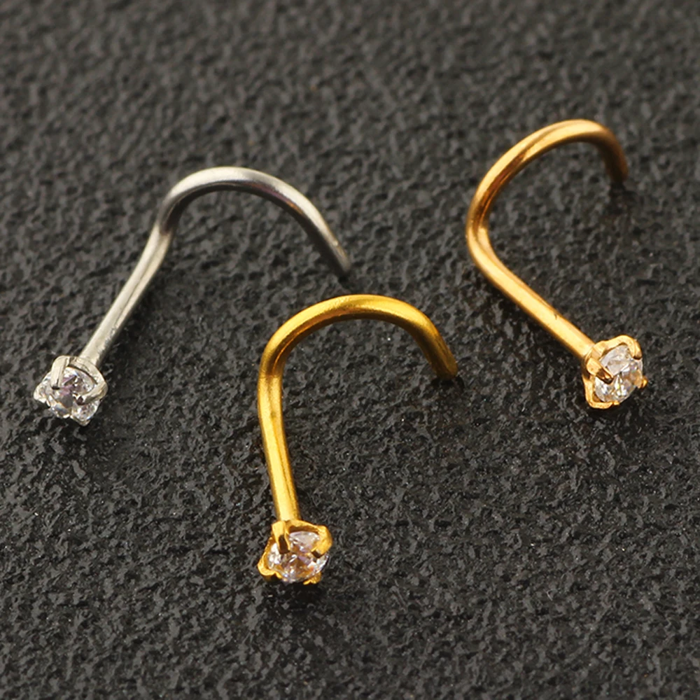 JUNLOPWY Silver Gold Rose Gold 20 Gauge Stainless Steel Nose Rings Studs Cartilage Tragus Earring Body Piercing Jewelry 100pcs
JUNLOPWY Silver Gold Rose Gold 20 Gauge Stainless Steel Nose Rings Studs Cartilage Tragus Earring Body Piercing Jewelry 100pcs