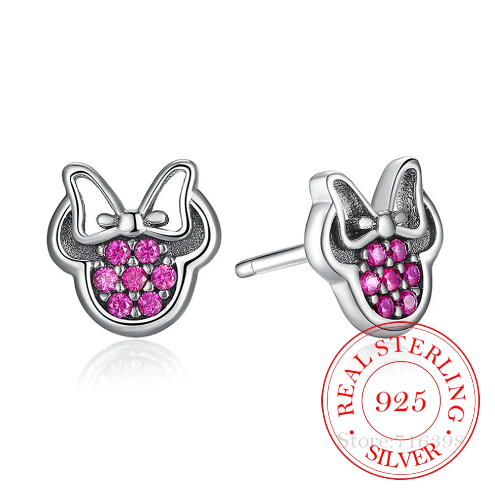 925 Stamp Silver Color Crystal Cartoon Animal Charm Stud Earrings For Women Grils Kids Wedding Gift Female pendientes eh020
925 Stamp Silver Color Crystal Cartoon Animal Charm Stud Earrings For Women Grils Kids Wedding Gift Female pendientes eh020