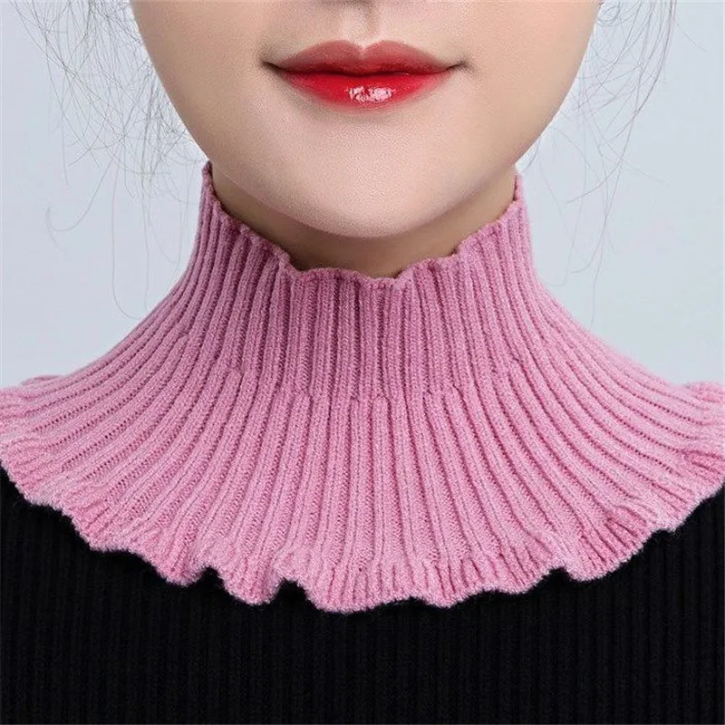 Winter Windproof Knitted Fake Collar Scarf With Wooden Ears Women Turtleneck Knitted False Fake Collar Detachable Scarf Solid
Winter Windproof Knitted Fake Collar Scarf With Wooden Ears Women Turtleneck Knitted False Fake Collar Detachable Scarf Solid