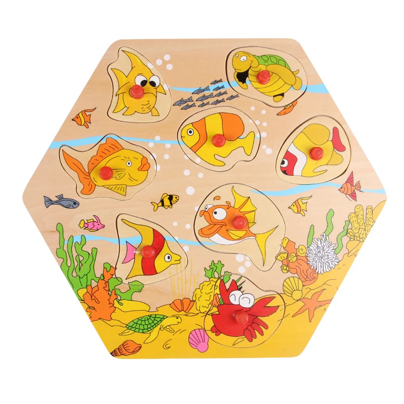 Wooden Toys Thickened Child Hand Grip Plate Shape Cognitive Board Baby Puzzle Early-teaching and Intelligence-improving Toy
Wooden Toys Thickened Child Hand Grip Plate Shape Cognitive Board Baby Puzzle Early-teaching and Intelligence-improving Toy