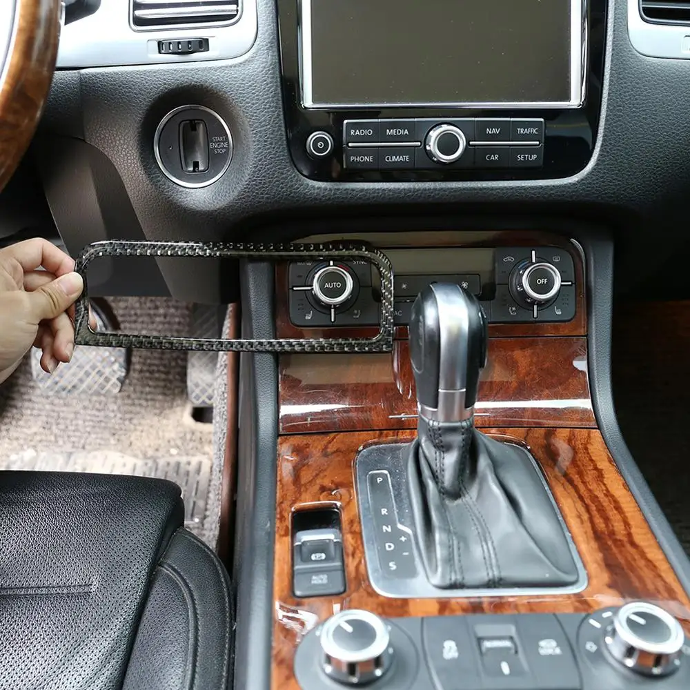 Real Soft Carbon Fiber Sticker Air Conditioning Switch Decoration Frame Trim for Volkswagen Touareg 2011-2018 Models Accessories
Real Soft Carbon Fiber Sticker Air Conditioning Switch Decoration Frame Trim for Volkswagen Touareg 2011-2018 Models Accessories